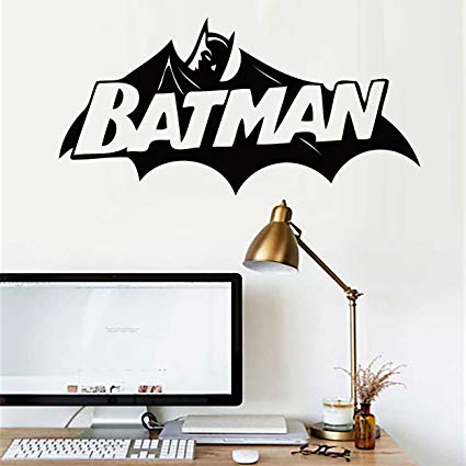 Great Title the Walls Logo - Batman Title Logo Wall Mural Injustice Wall Vinyl Decal Superhero