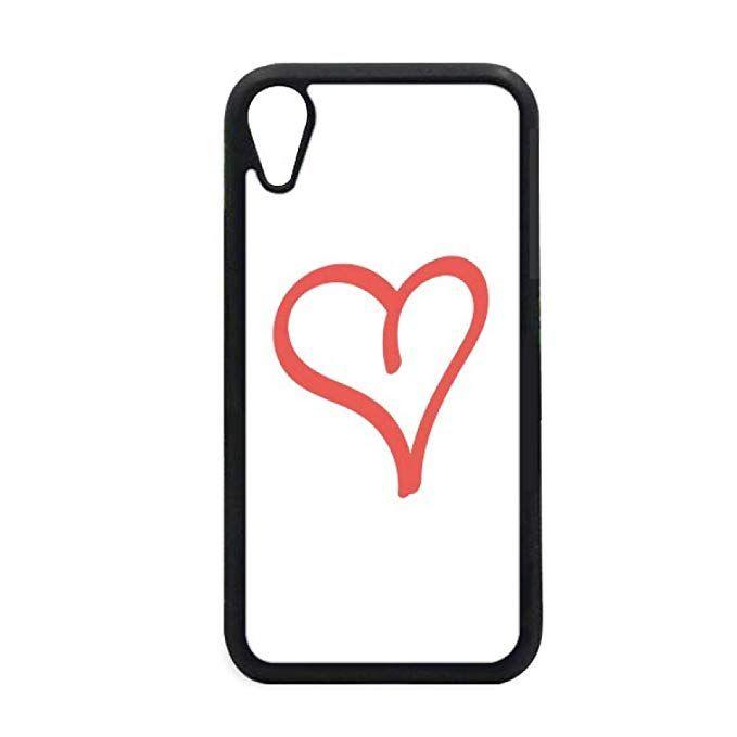 Heart Shaped Line Logo - Amazon.com: Heart Shaped Line Valentine's Day iPhone XR iPhonecase ...