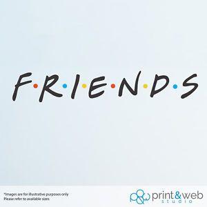 Friends Logo - Friends Logo 90's Television Wall Decal Logo Van Laptop Vinyl ...