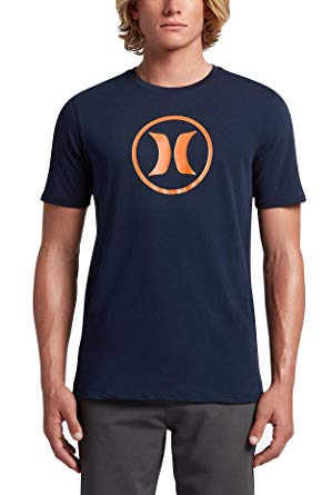 Hurley Circle Logo - Amazon.com: Hurley Circle Icon Dri-Fit T-Shirt - Obsidian / Orange ...