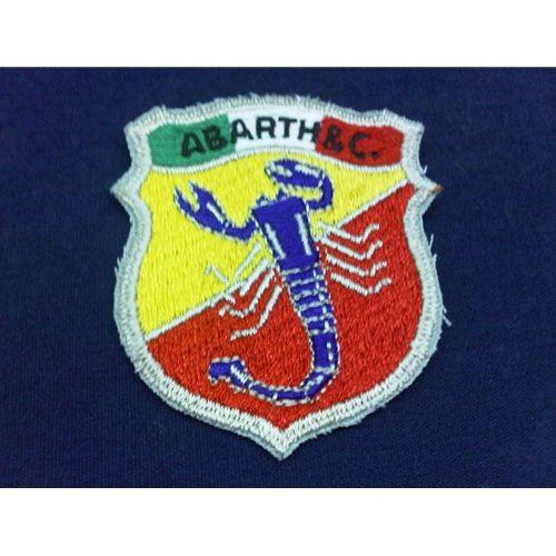 Red and White Scorpion Logo - Fiat 600 ABARTH & C. Scorpion Shield / Emblem Patch White Red