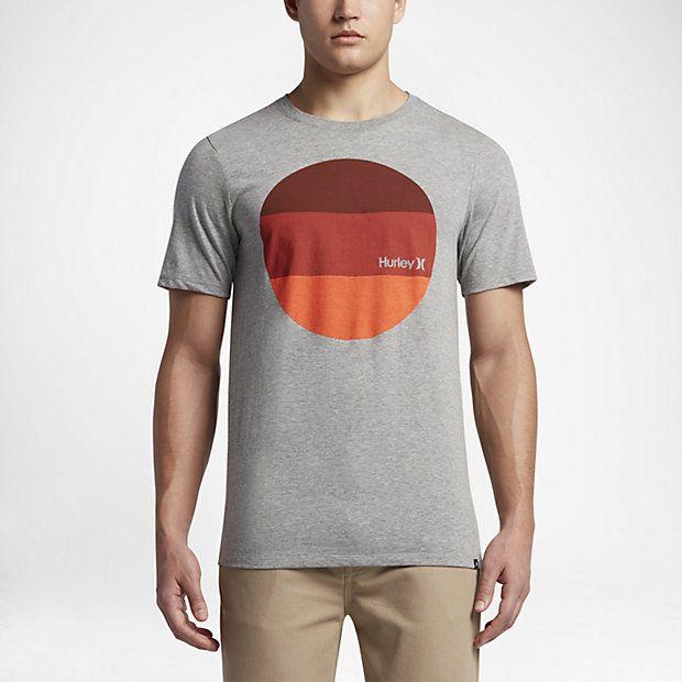Hurley Circle Logo - Hurley Circle Block - Men's T-Shirts - Dark Grey Heather