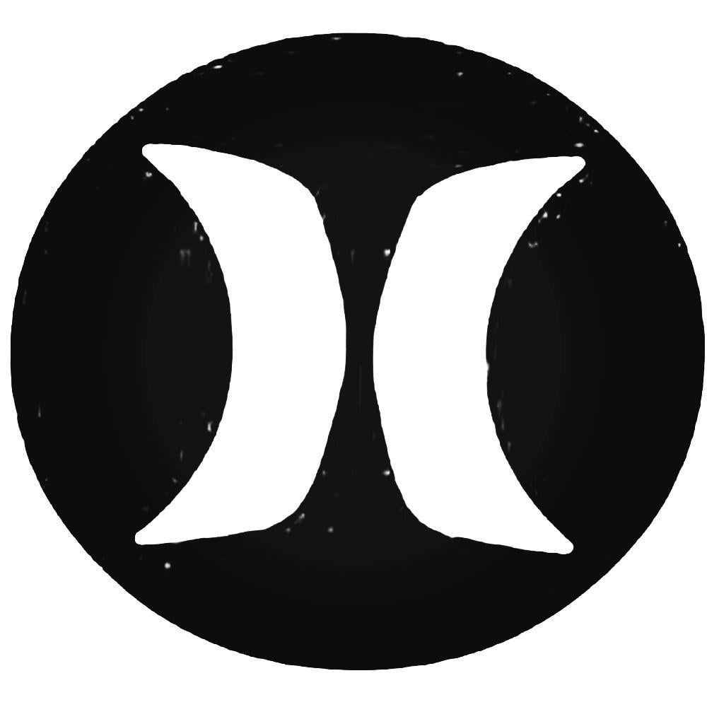 Hurley Circle Logo - Hurley Circle Surfing Decal Sticker