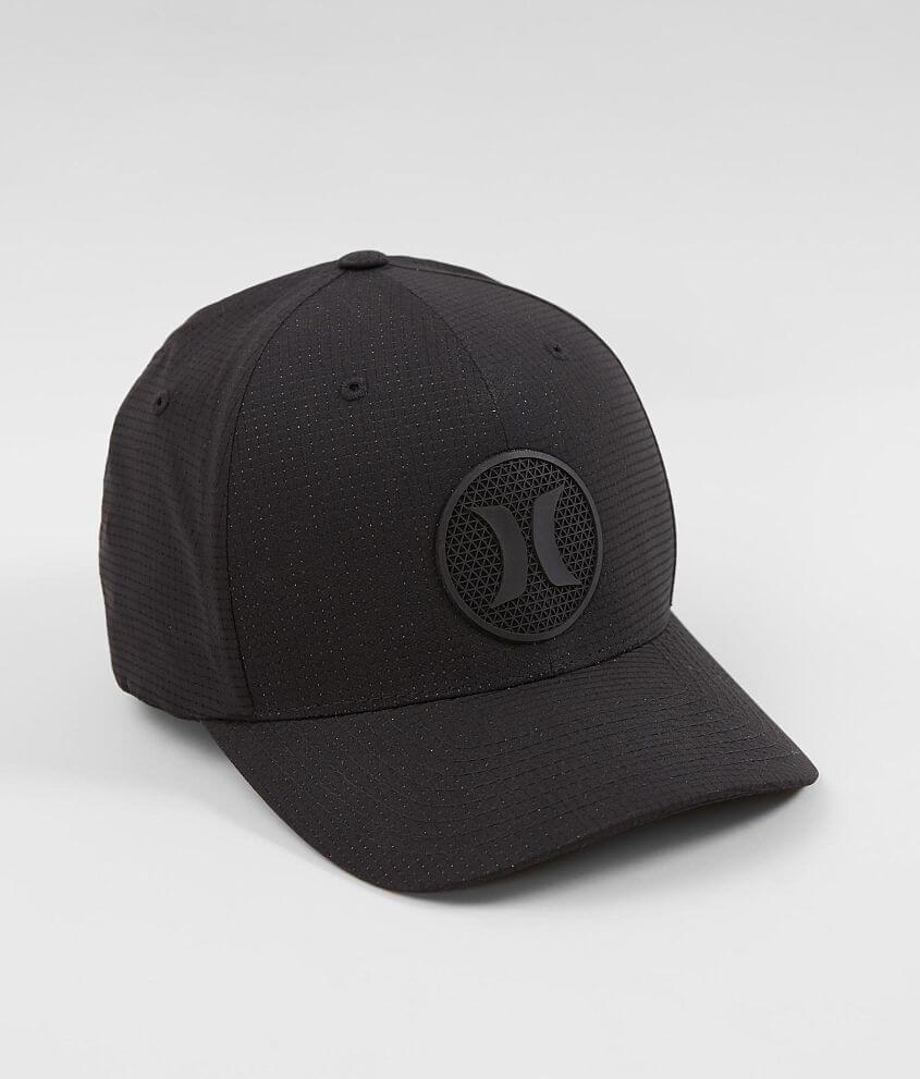 Hurley Circle Logo - Hurley Circle Weld Stretch Hat's Hats in Black