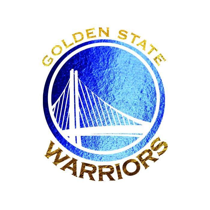 Warriors Logo - Warriors logo - metallic blue & gold Save