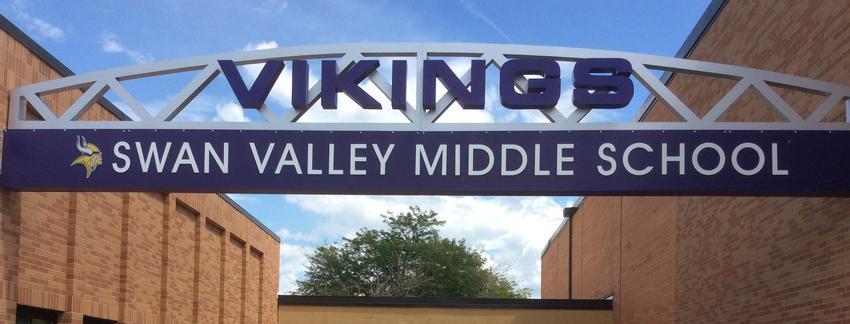 Blue Valley Middle School Logo - Swan Valley Middle School