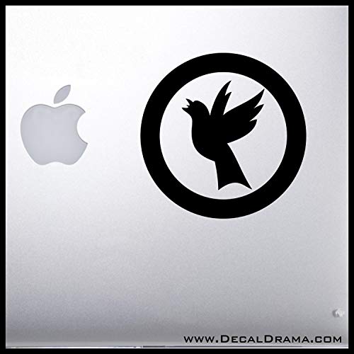 Black Canary Logo - Black Canary emblem SMALL Vinyl Decal. DC Comics Green