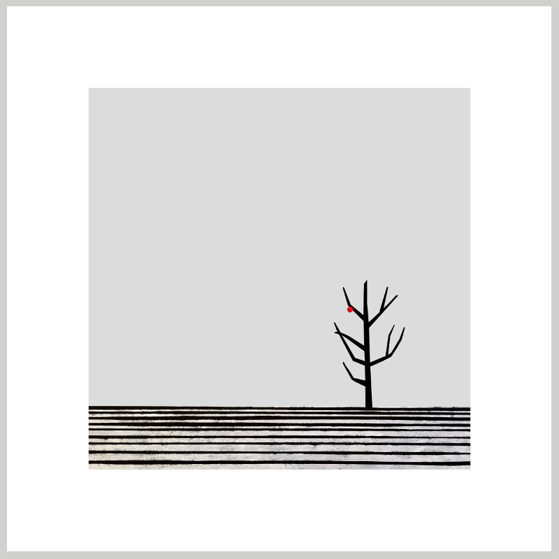 Red Square with White Tree Logo - tree with red (square) | quiirk