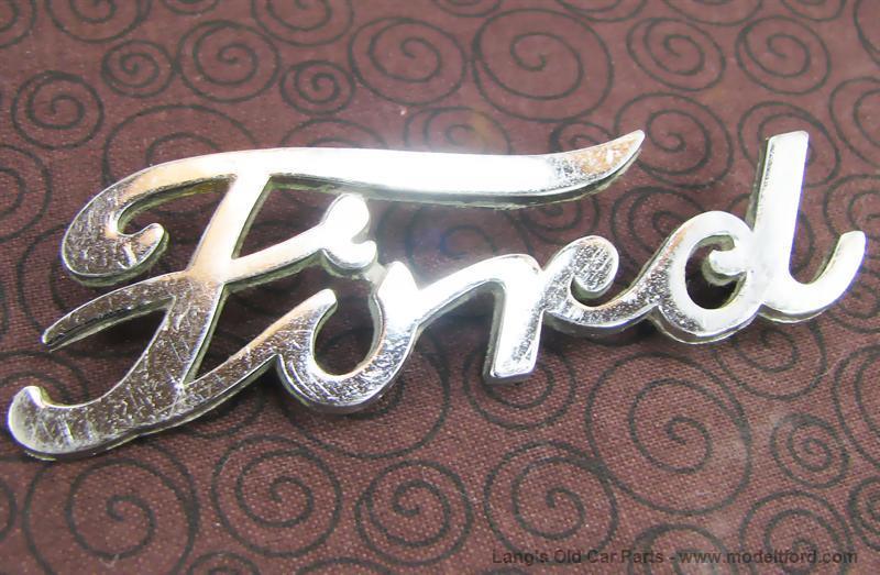 Model T Ford Logo - Model T Ford Script Emblem – 3-1/4” x 1”, 3925CSM