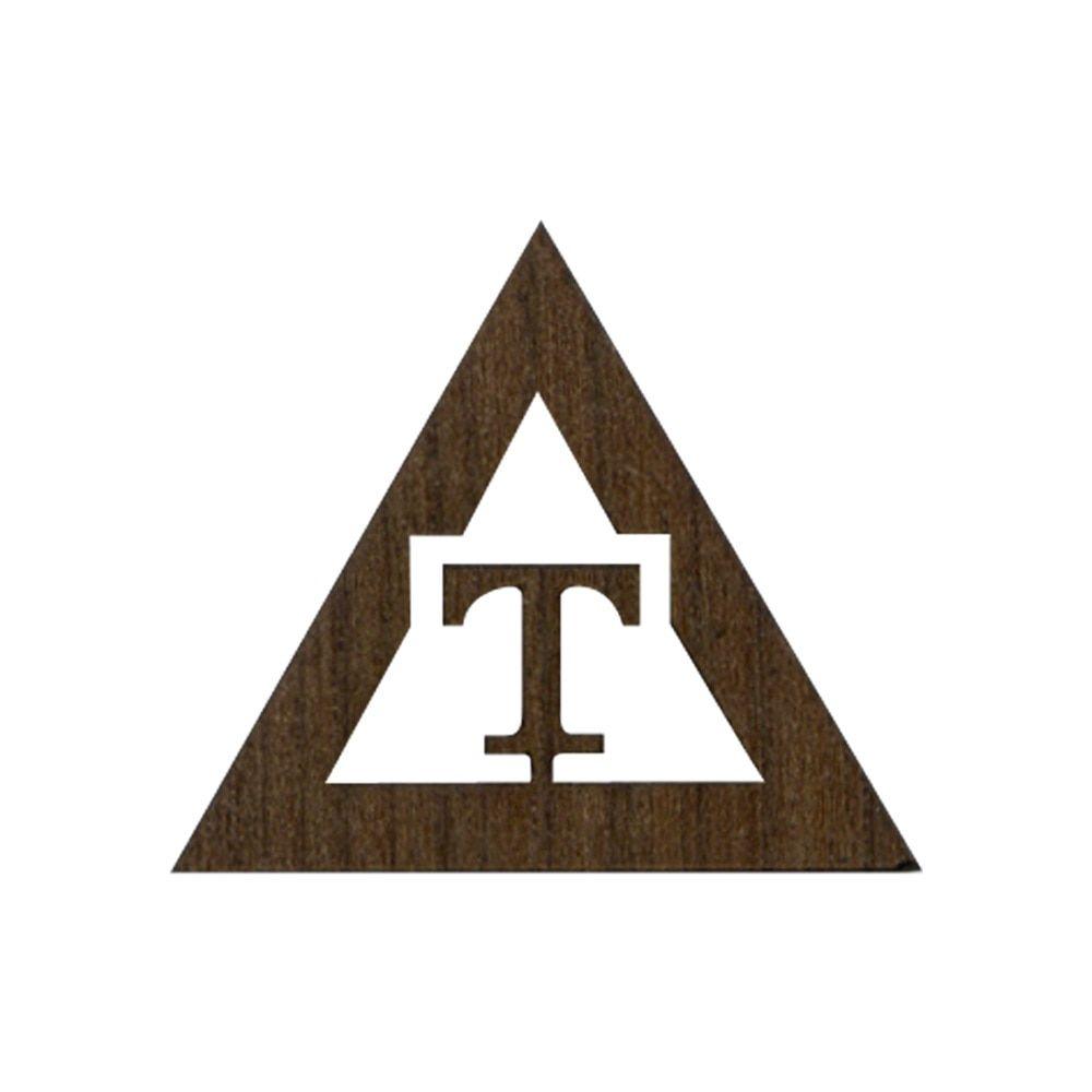 C Triangle T Logo - Wooden Triangle T Symbol