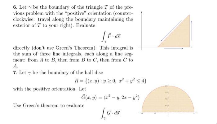 C Triangle T Logo - Solved: 6. Let γ Be The Boundary Of The Triangle T Of The ...