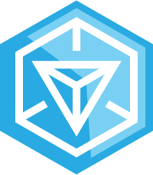 Gold Blue Green Triangle Logo - Ingress (video game)