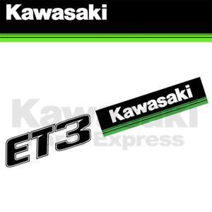 Green Lines Logo - BRAND NEW GENUINE KAWASAKI ELI TOMAC ET3 AND KAWASAKI 3 GREEN LINES ...