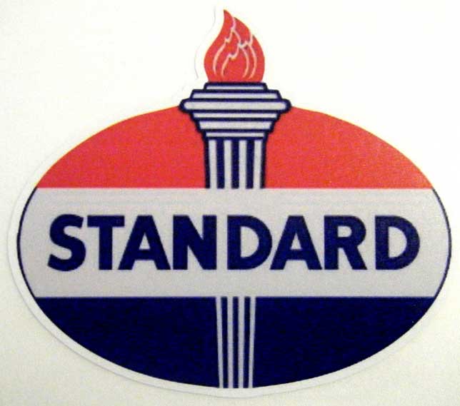 Red Flame Oil Logo - Rockefeller's Standard Oil Eternal Flame