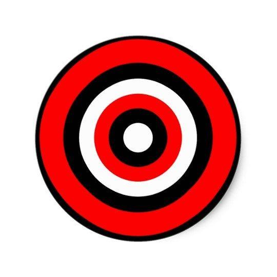 Black and White Bullseye Logo - Target Bullseye Logo Black And White