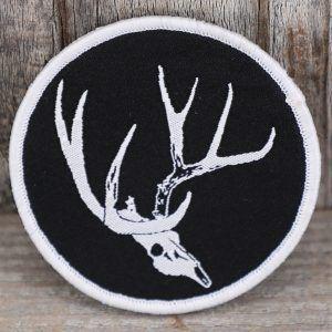 Black and White Bullseye Logo - Silvies Unit | Elk Antlers Black/White Bullseye Patch