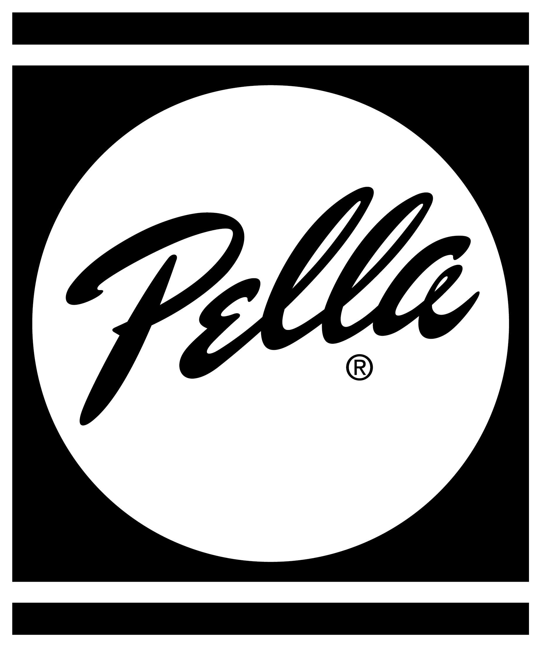 Black and White Bullseye Logo - Pella Corporation Logo