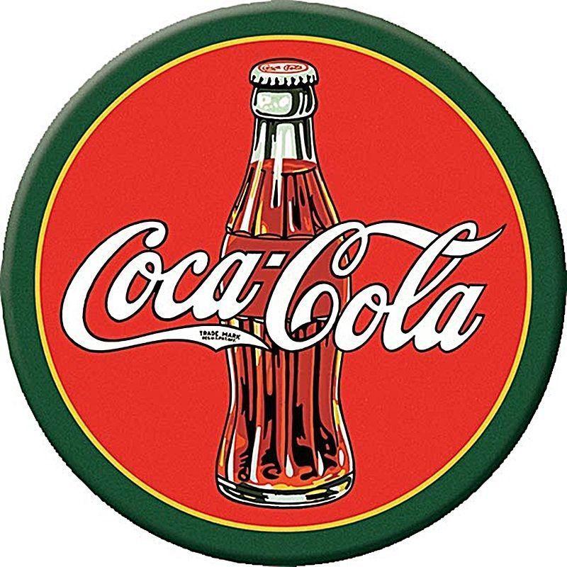 Coke Bottle Logo - COCA COLA/ COKE 1930s BOTTLE & LOGO, ROUND 12