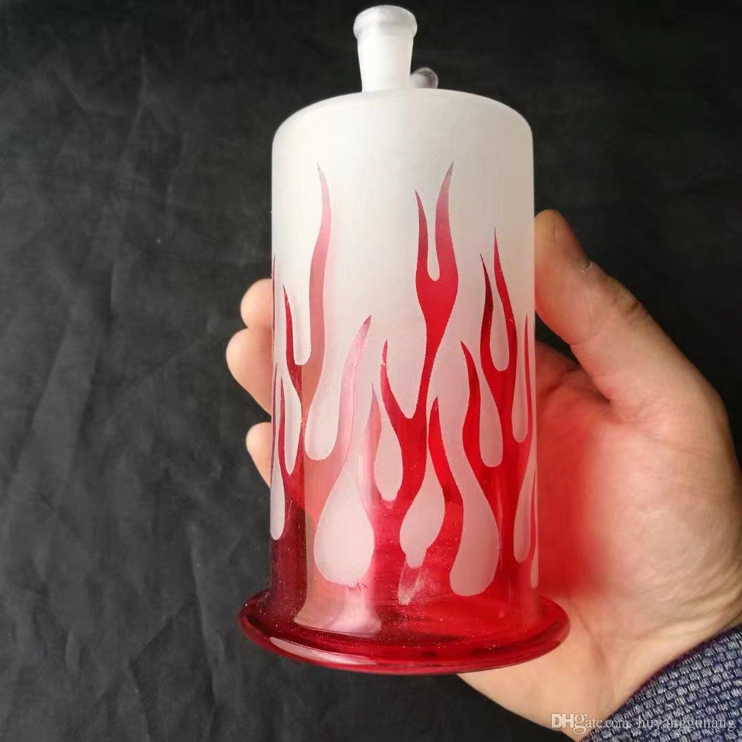 Red Flame Oil Logo - Red Flame Hoses, Wholesale Glass Bongs, Oil Burner Glass Water