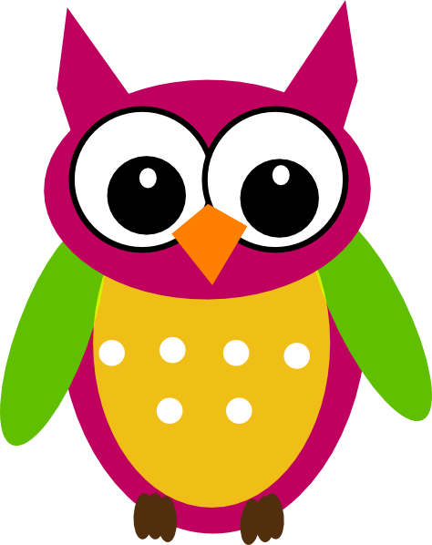 Purple and Green Owl Logo - Cartoon Owl Clip Art | purple green Owl clip art | Origami | Owl ...