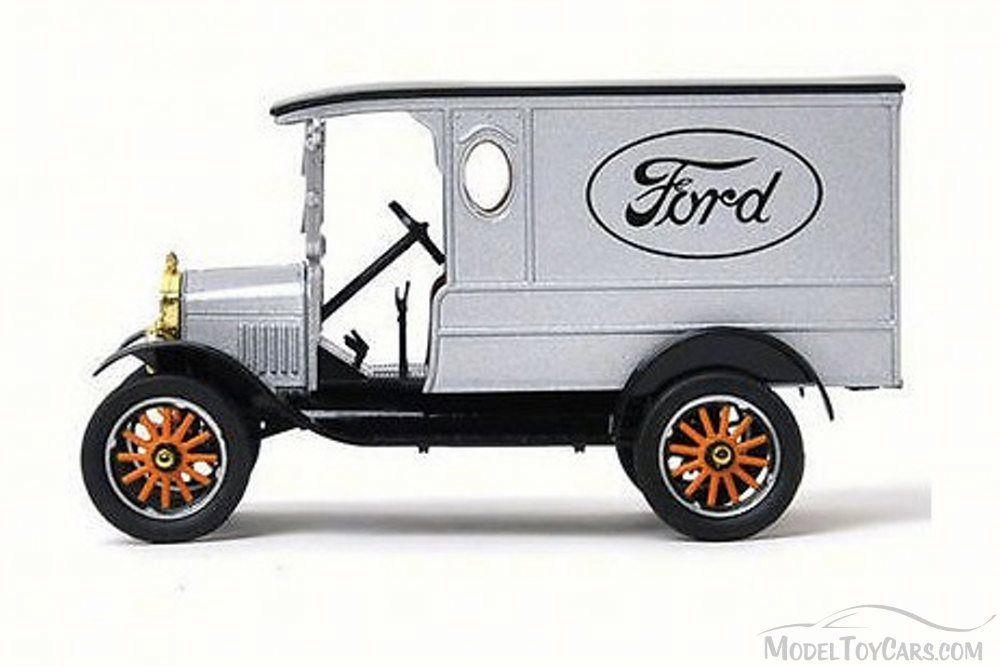 Model T Ford Logo - 1925 Ford Model T Paddy Wagon with Ford Logo, Silver - Motor Max ...