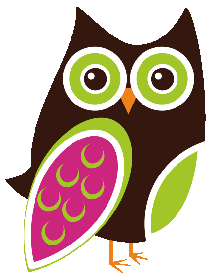 Black Red and Green Owl Logo - The Green Owl Cafe