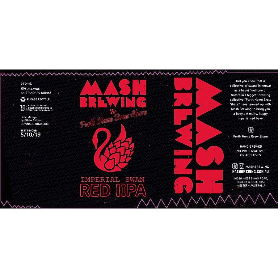 Red Swan Logo - Mash And Phbs Red Swan Iipa 8.03% Colab Ca