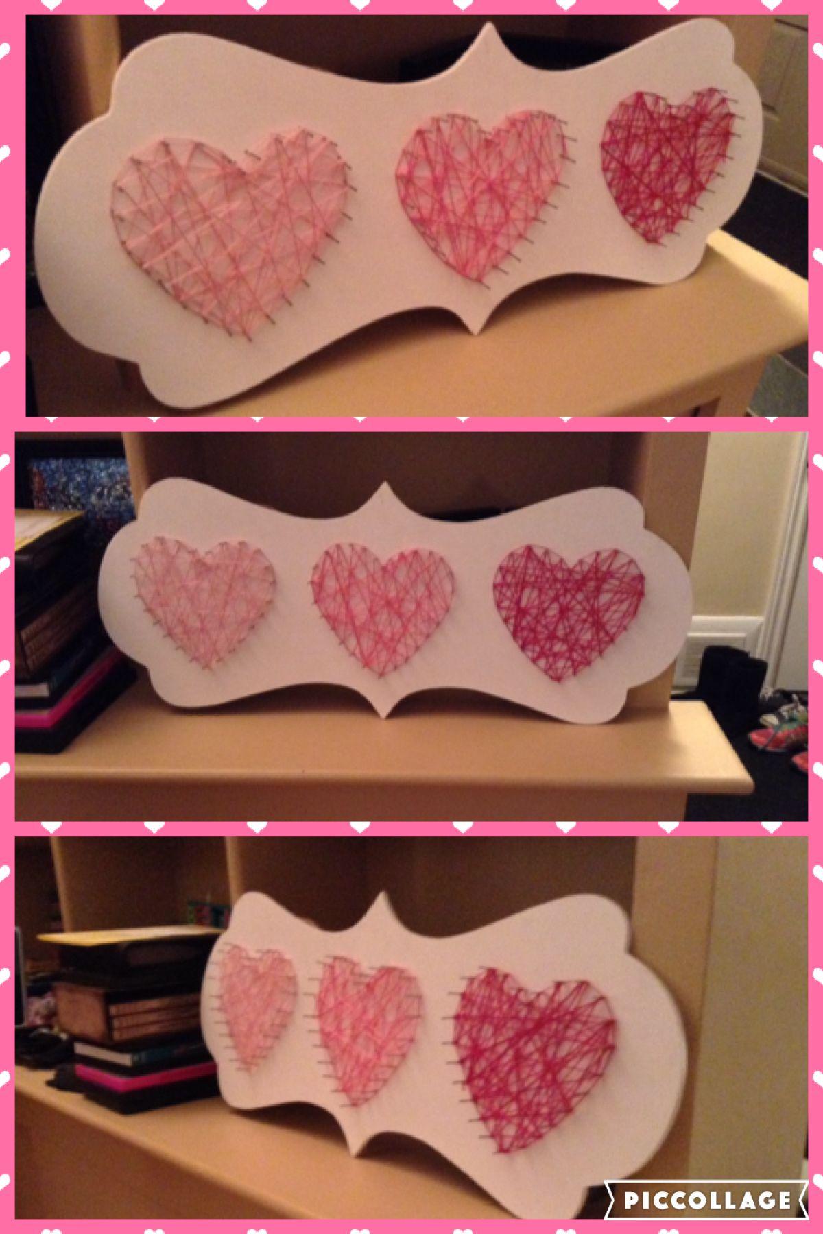 Three String of Hearts Logo - These three string hearts all in different shades of pink are so ...