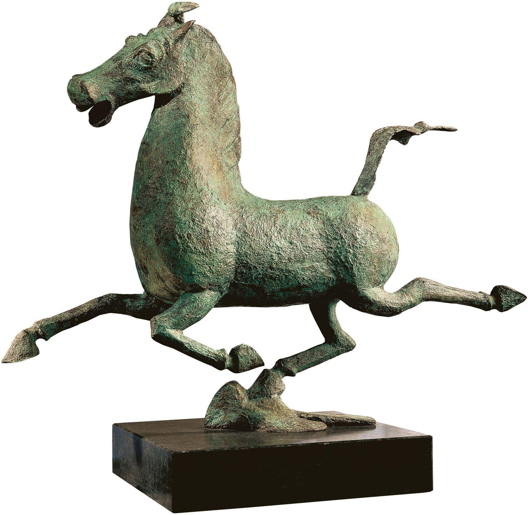 Opaque Flying Horse Logo - Sculpture Gansu Flying Horse, Bronze