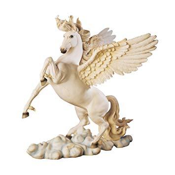 Opaque Flying Horse Logo - Design Toscano Pegasus Winged Horse Statue, 29 cm, Polyresin, Full ...