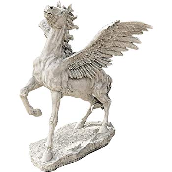 Opaque Flying Horse Logo - Design Toscano Pegasus Winged Horse Statue, 29 cm, Polyresin, Full ...