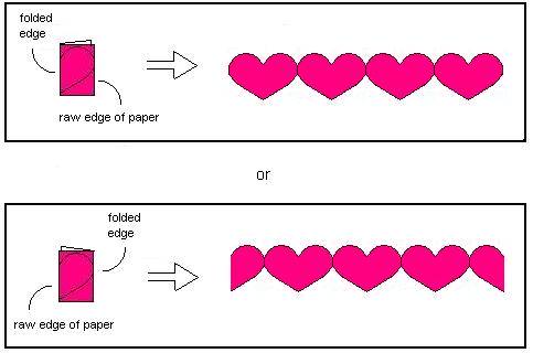 Three String of Hearts Logo - Heart Paper Chain