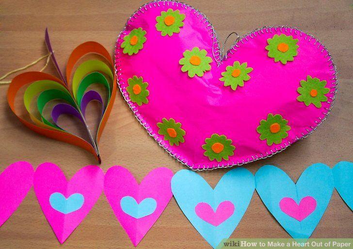 Three String of Hearts Logo - 5 Ways to Make a Heart Out of Paper - wikiHow