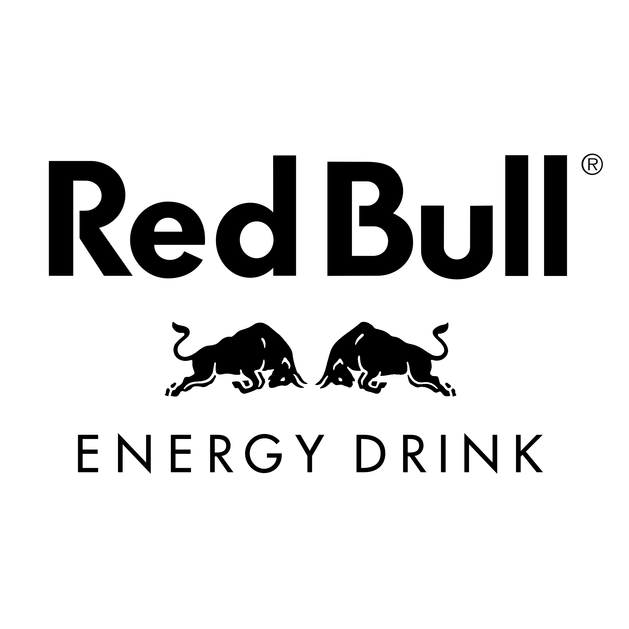 Black White and Red Bull Logo - Red Bull Logo PNG Transparent & SVG Vector - Freebie Supply