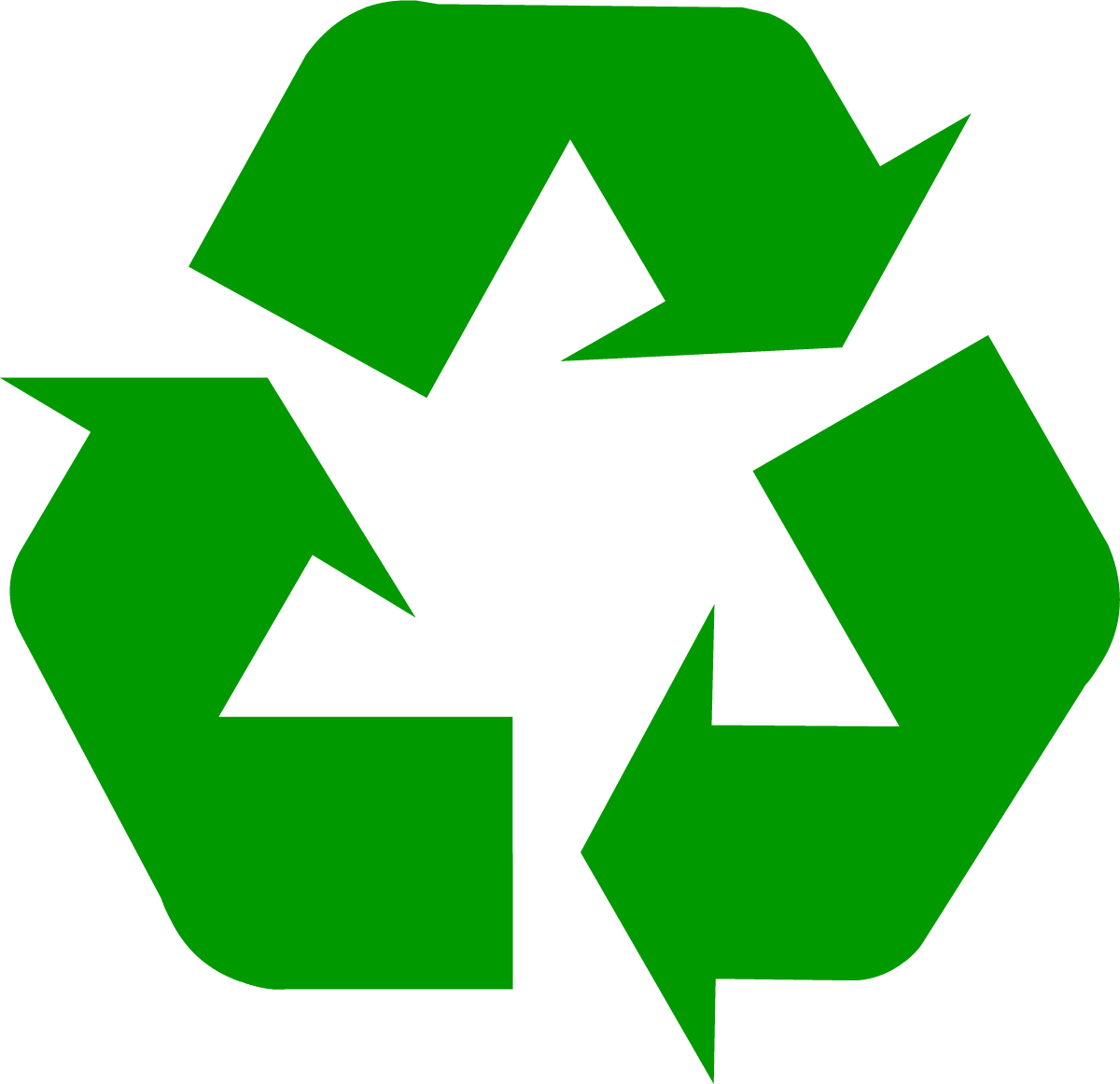 Green Icon Logo - Recycling Symbol - Download the Original Recycle Logo