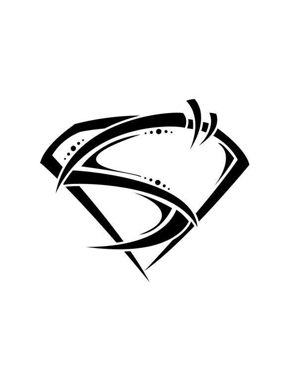 Tribal Superman Logo - Download Free superman tribal by kr81 designs interfaces tattoo ...