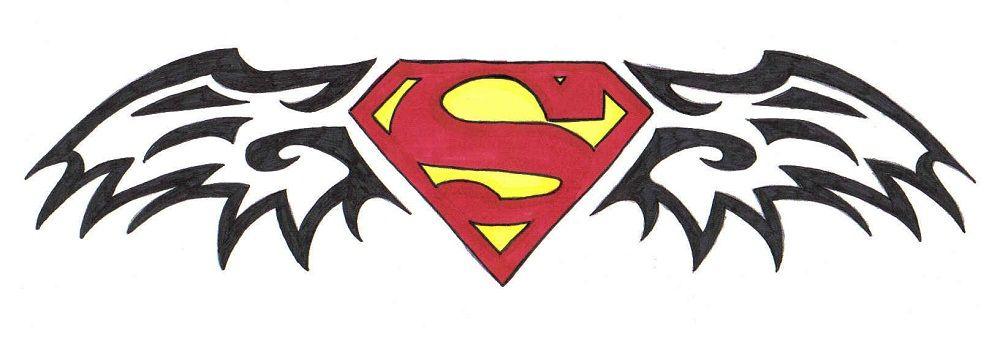 Tribal Superman Logo - 10 Stunning Superman Tribal Tattoos