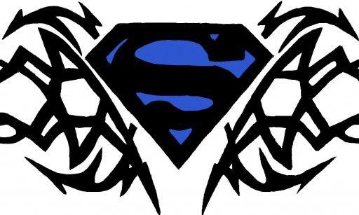 Tribal Superman Logo - Tribal Superman Logo