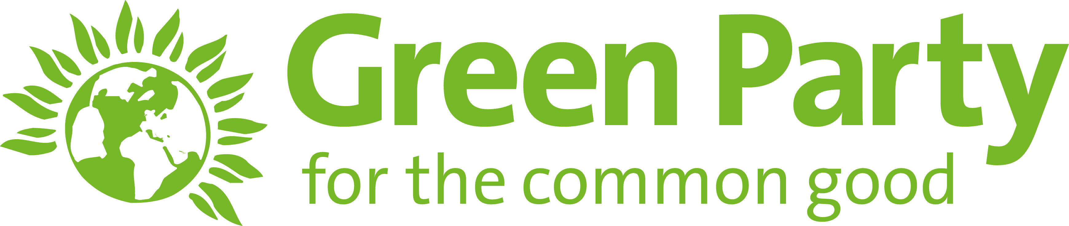 Green Banner Logo - Green Party Visual Identity