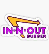 In N Out Logo - In N Out Stickers