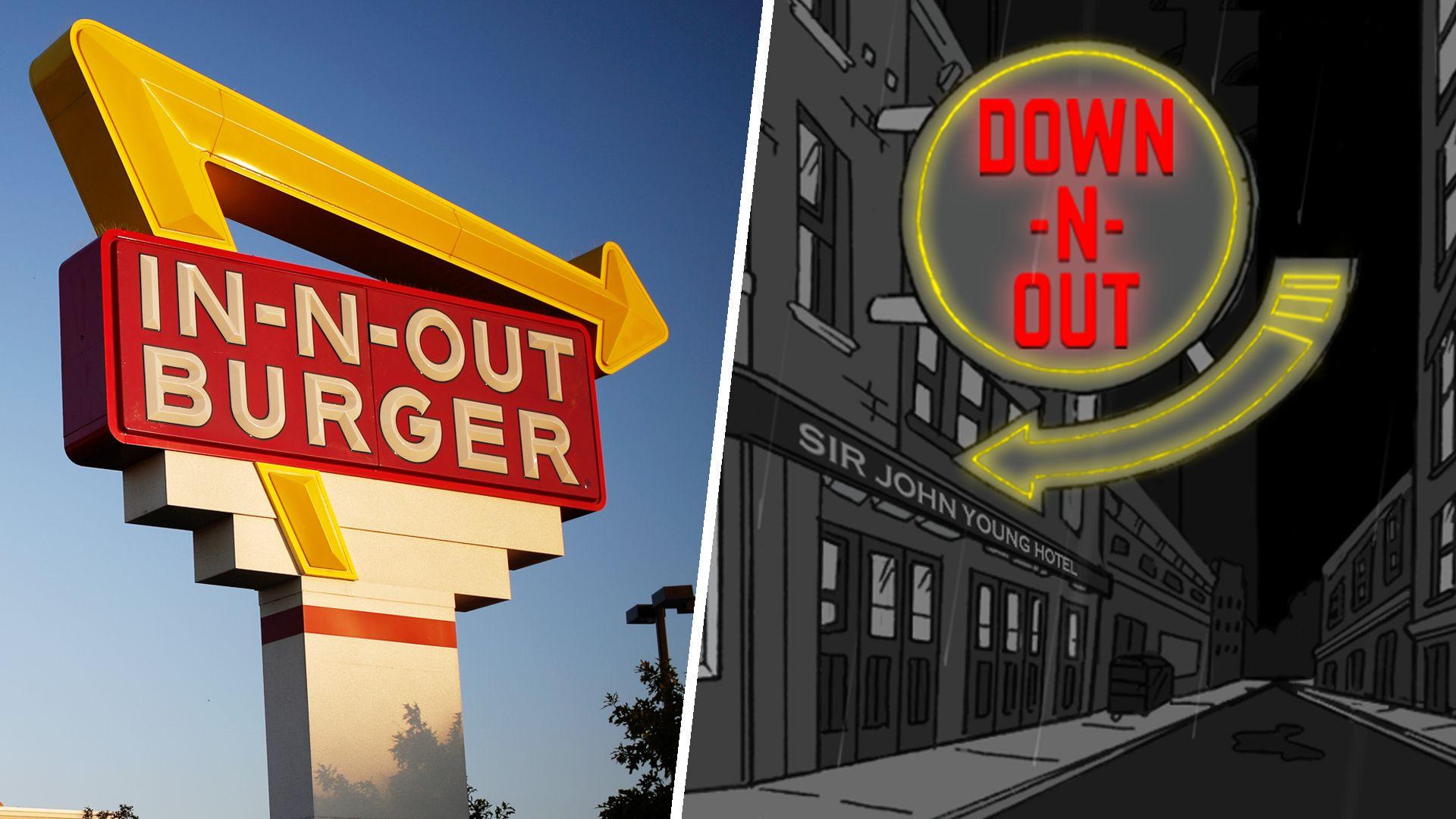 In N Out Logo - In N Out Sues Australian Burger Joint Down N' Out