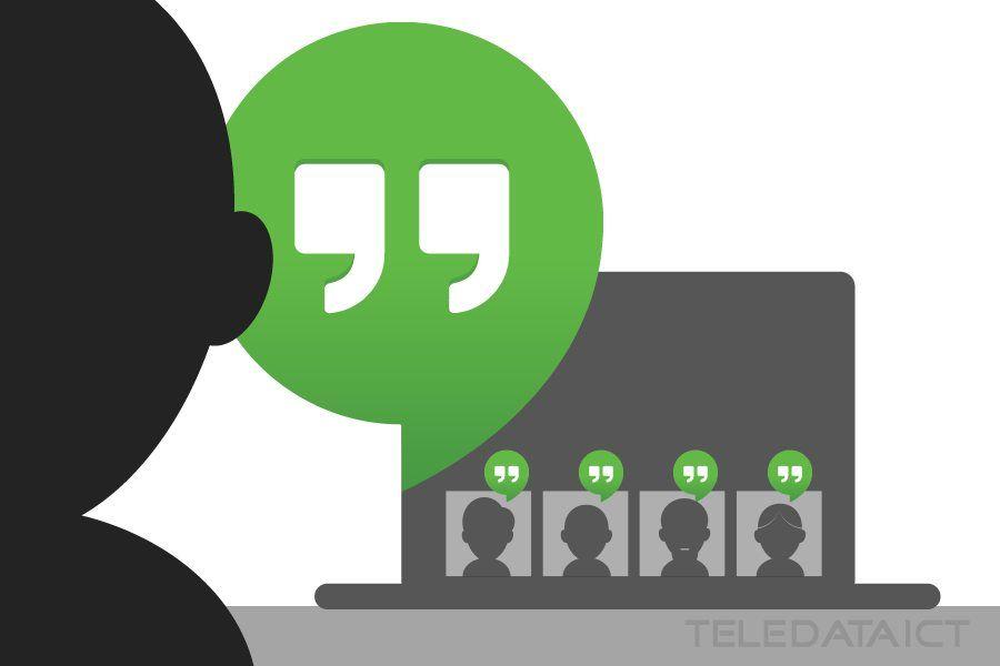 Google Hangout Logo - Google G Suite - how to use Google Hangouts | Teledata ICT