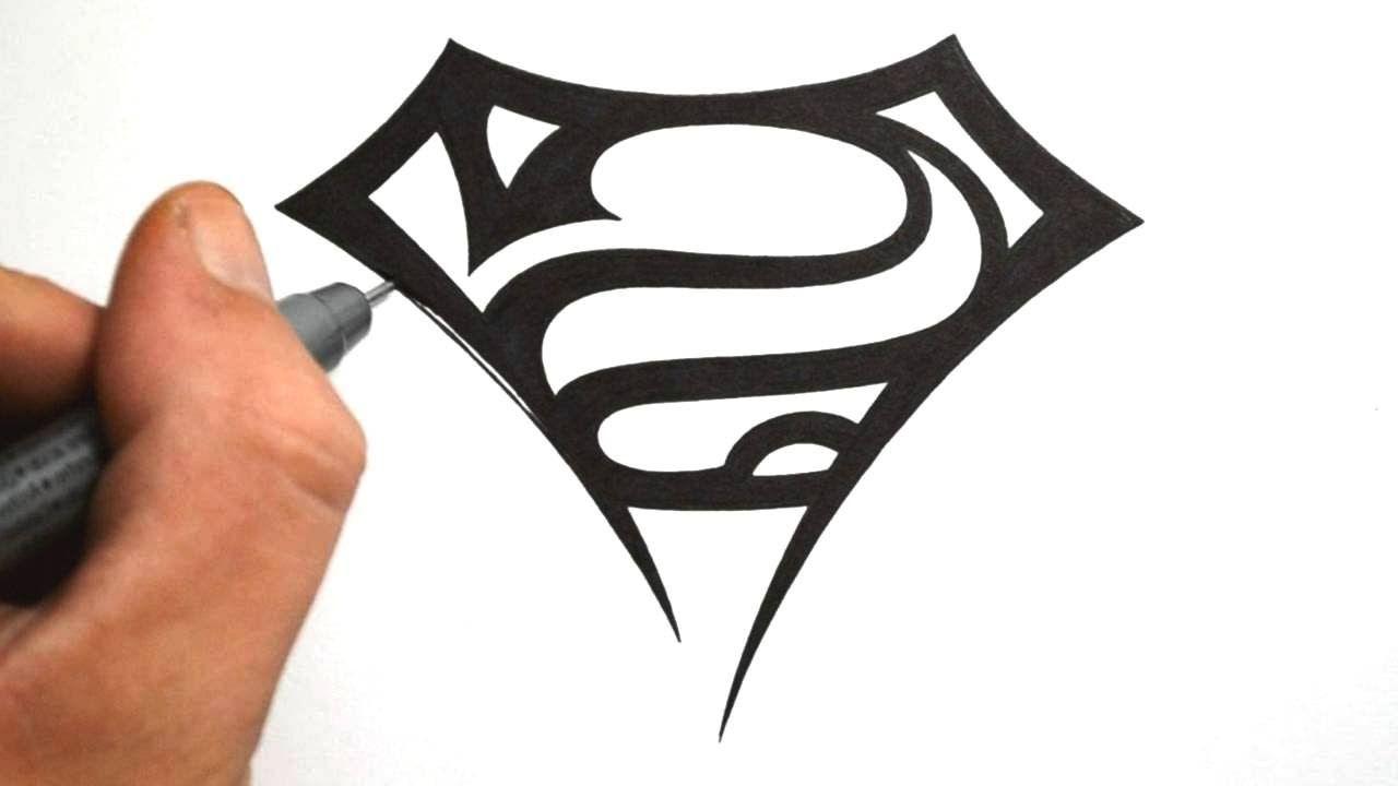 Tribal Superman Logo - Cool Tribal Designs To Draw How Superman Logo on Japanese Clouds W ...