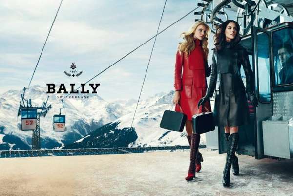 Bally Fashion Logo - Ski-Themed Fashion Ads : Bally Fall 2012 campaign