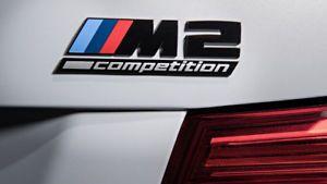 BMW M2 Logo - BMW Genuine F87 M2 Competition Package Badge Emblem Black ...