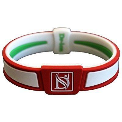 Red Circle with White L Logo - Dr Ion (Dr. Ion) Ion Negative Ion Performance Power Wristband