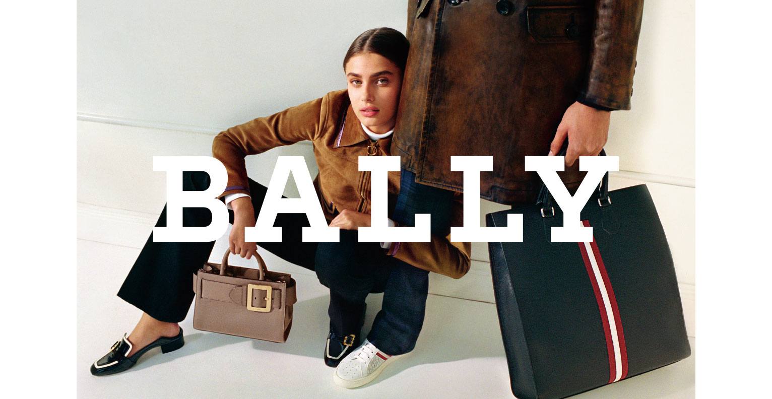 Bally Fashion Logo - Taylor Hill for Bally Fall Winter 2017 | Campaign | Bally