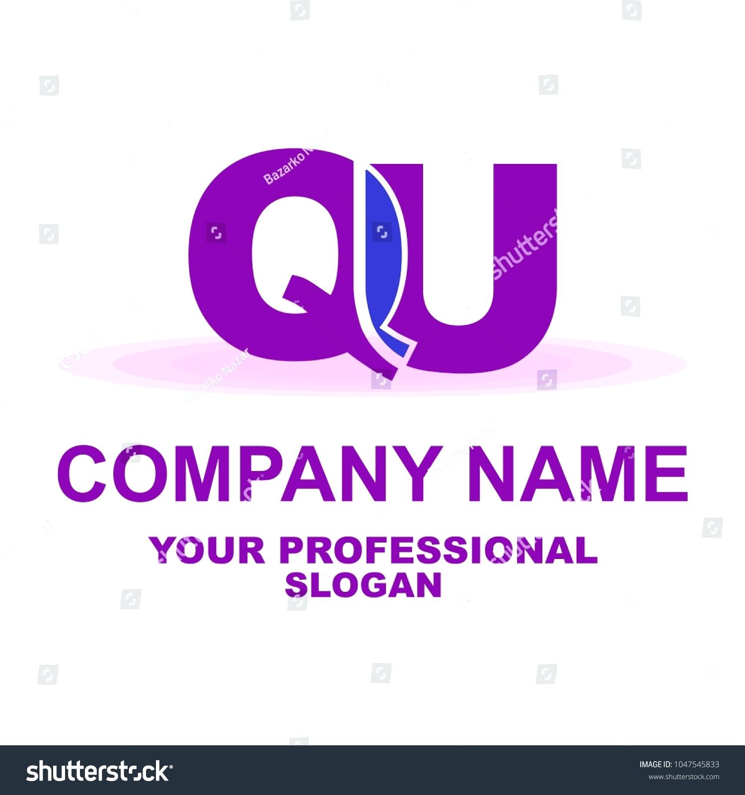 Q and U Letter Logo - two letters with q – bangladeshclub.club