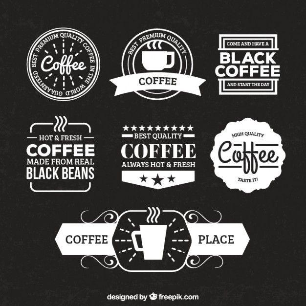 Vintage Coffee Logo - Retro coffee badges Vector | Free Download