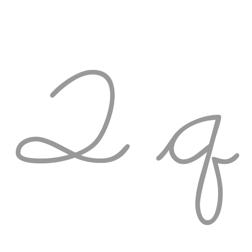 Q and U Letter Logo - Q